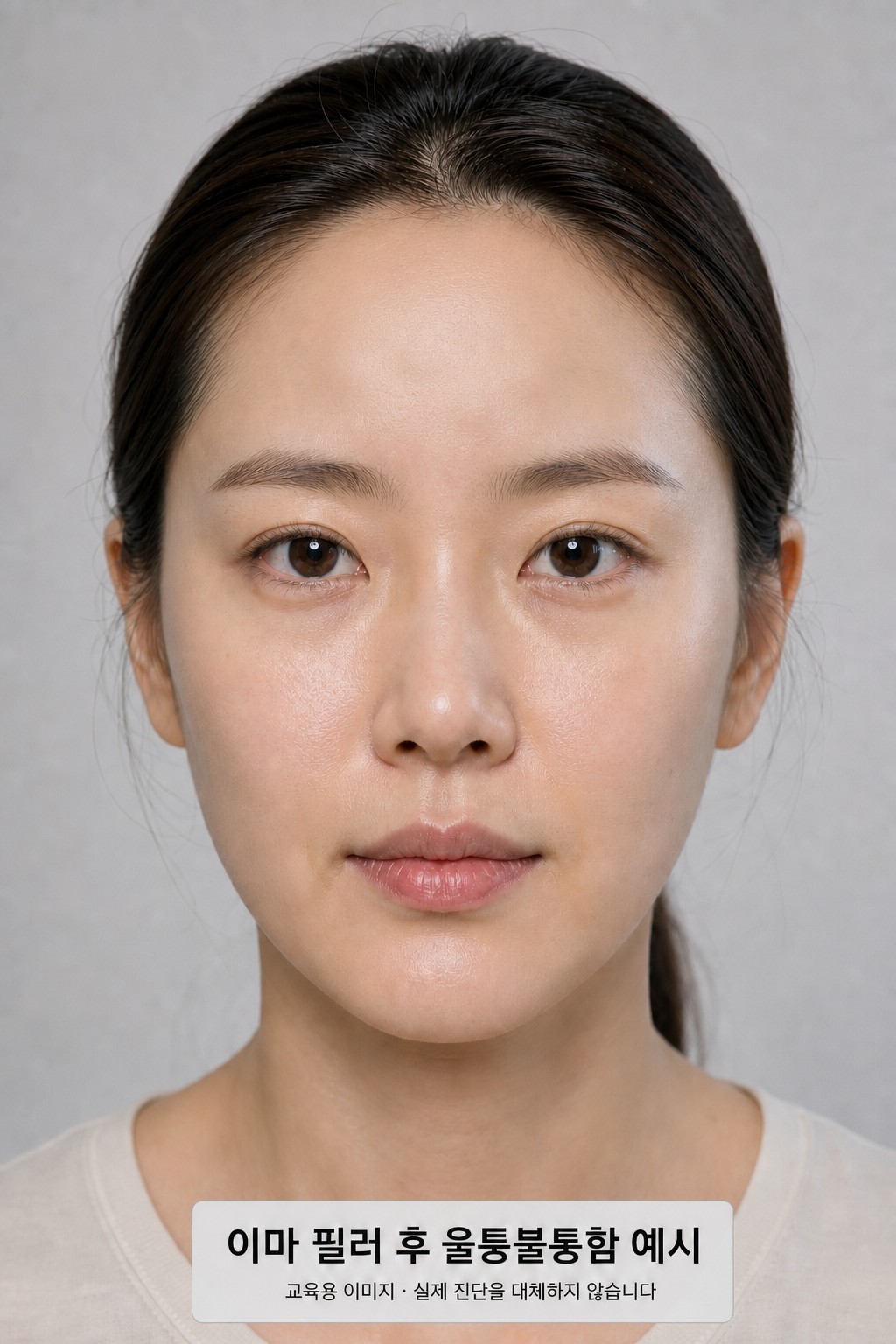 43편-이마필러가 물렁하고 군데군데 꺼져 보인다면? 필러가 사라진 게 아니라 층이 얕았을 수 있습니다