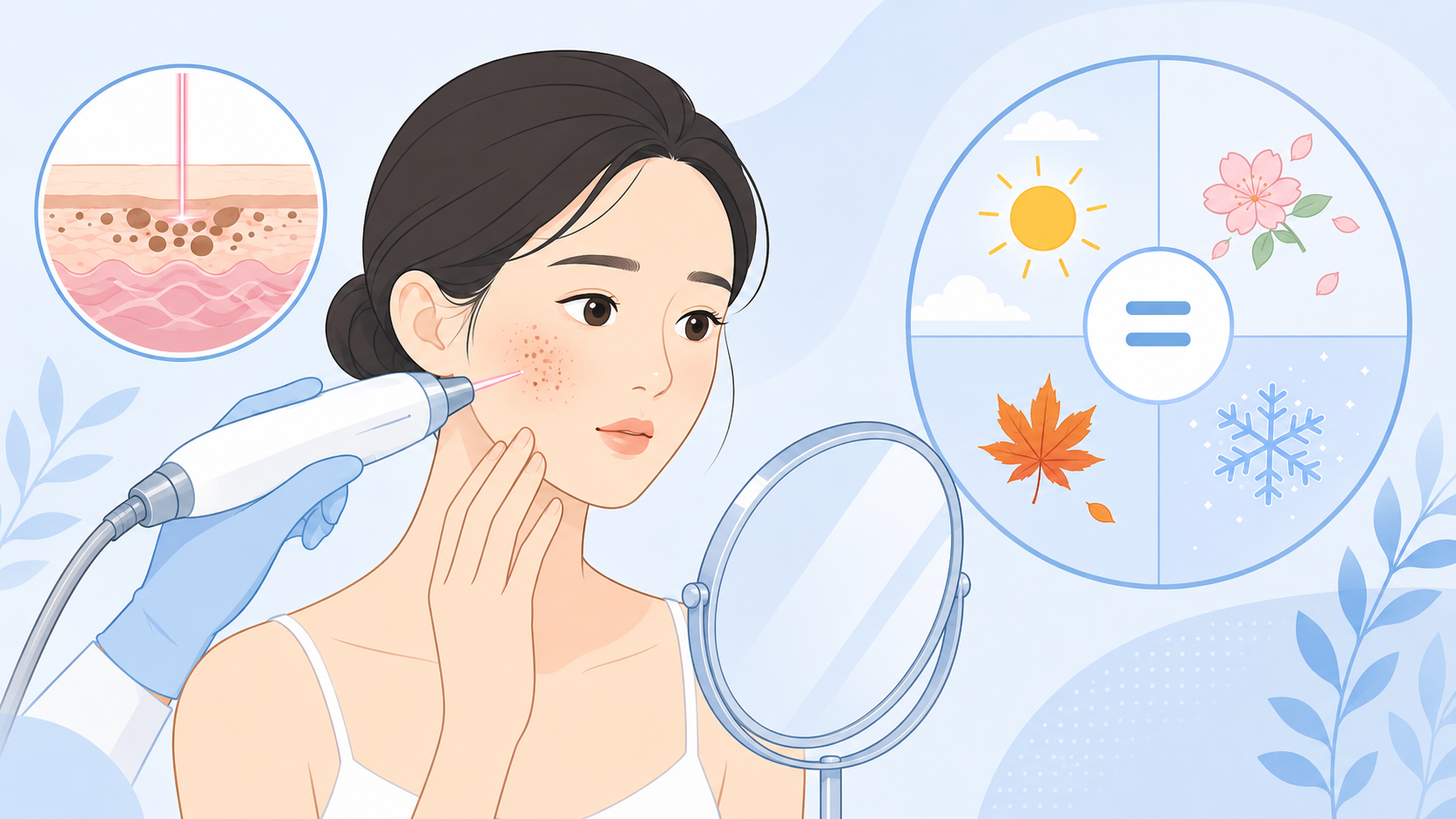 39편-여름에는 기미·잡티 레이저를 피해야 할까? 계절별 효과 차이에 대한 근거는 없습니다