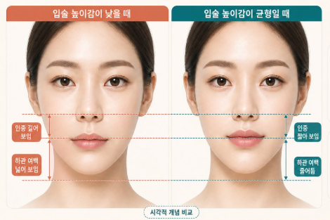 23편-입술필러 자연스럽게 하는 법. 앞이 아니라 '높이감'이 답입니다